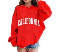 Sweat Capuche Fille Sweats Mignons Pulls Enfant Coton Casual Tops Sportwear Confortable et la Mode Pull Ado 7-14 Ans