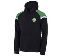 Sweat capuche homme - AS SAINT ETIENNE - ASSE - Noir - 65% coton - Manches longues XL