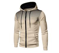 Sweat Capuche Homme Sweet Automne/Printemps Coupe Ample Regular Fit a Veste Hoodie en Polaire Fleece Hiver Sportswear Sweatshirt Extérieur Micro
