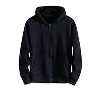 Sweat Capuche Homme Taille D'interieur Habillé Veste D'intérieur Interieur Manga Gilet Hiver Chaud Laine Swett Moyen Age Classe Rugby Pull À Capuche Homme XL