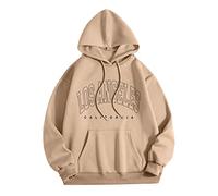 Sweat Capuche, Hommes Femmes Lettre Graphique À Capuche Imprimé Col À Capuche À Manches Longues Sweat Tops