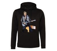 Sweat Capuche Johnny Hallyday Homme Noir (Taille 3xl,Couleur Noir)