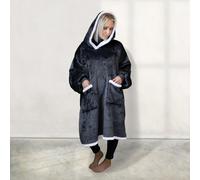 Vivezen - Sweat à capuche et poches, plaid polaire, couverture, pull - Sherpa et Flanelle - Adulte - Plusieurs coloris