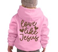 Sweat Capuche pour Enfants Longue et Manches Longues Ado Unisexe 3D Imprimer Pull Poids Léger Style Coton de Couleur Unie Garçon Fille Intérieur Extérieur