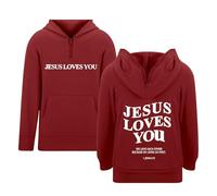 Sweat Capuche pour Enfants Longue et Manches Longues Pulls Enfant Coton Casual Haut Mignon Cartoon Animal Imprimé de Couleur Unie Cadeau Ado