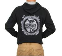 Sweat capuche pour moto Homme L'entourloop Mask Noir taille S S