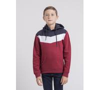 Sweat Capuche Warcy Garçon Bordeaux 12A