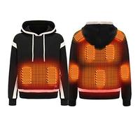 sweat Chauffante pour Homme et Femme Constante Chauffant éLectrique Intelligent Avec Capuche Chaud Léger Manteau Sans Manche pour Le Travail en extérieur Tenue Ski Moto Cyclisme