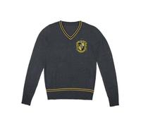 Cinereplicas Pull Harry Potter Poudlard col en V Gris Poufsouffle L