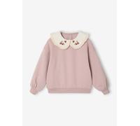 Sweat col claudine rose pâle 5A