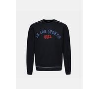 Sweat Col Rond En Molleton Léger Tricolores Black 6A