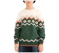 Sweat Col Rond Fille, Pull Enfant 3 Ans, Grande Taille Col Rond Basique Hiver Chaud Chandail Manches Longues Confort Respirant Hauts pour Enfant Coupe Ample Mode Et Loisirs Tricot Sweatshirts