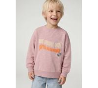 Sweat col rond garçon rose pâle 12A