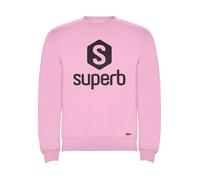 Sweat col rond manches longues homme Hexawhite 6020-rose S