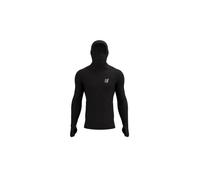 Sweat - COMPRESSPORT - 3D Thermo Ultralight - Homme - Noir - Manches longues - Col montant S