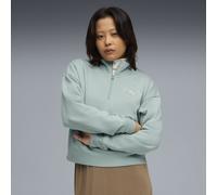 Sweat court à col zippé PUMA Class Femme, Vêtements, Vert, S S