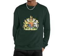 Sweat Crew Homme À Col Rond Pull Basique Grande-Bretagne Et Irlande du Nord Drapeau National Sweat-Shirt Décontracté Manches Longues Haut Casual Toutes Saisons Couple