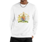 Sweat Crew Homme À Col Rond Pull Basique Grande-Bretagne Et Irlande du Nord Drapeau National Sweat-Shirt Décontracté Manches Longues Haut Casual Toutes Saisons Couple