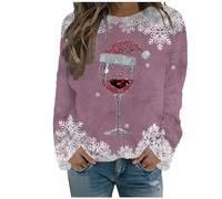 Sweat De Noël Sweatshirt Robe Pull Femme Noel Cloches Lumineux Pulls Shirt Sweatshirts Drôle Rigolo Christmas Hoodie Sapin Arbre Ugly