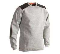 Sweat de travail - HEROCK - HK341 - Gris chiné - 70% coton - 330 g/m2 - Déperlant XXL