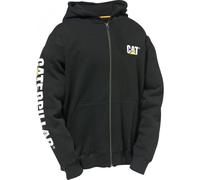 Sweat de travail molletonné à capuche avec logo bannière - noir - taille XXL Caterpillar