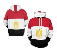 Sweat Décontracté À Capuche Egypte Drapeau National Hoodie Haut Unisexe pour Hommes Et Femmes Et Sweats À Capuche Style Classique du Royaume-Uni Sweats De Travail