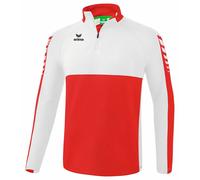 Erima Adulte Sweat D'Entraînement Six Wings,Rouge/Blanc,XXXL