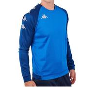 Kappa Sweat d'entraînement Parme (collection Banda) Bandes épaules & dos Tissu respirant Bleu M