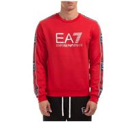 Sweat - EA7 EMPORIO ARMANI - Réf. 6HPM03-PJ3MZ-1451 - Col rond - Manches longues - Rouge XXL
