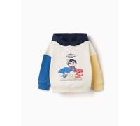 Sweat En Coton Avec Imprimé Super Friends Blanc 12/18M(74/81)