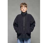 Sweat en sherpa manches longues garçon Jonen anthracite 8A