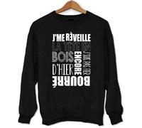 Sweat - Encore bourré d'hier - Noir - Manches longues - Col classique S