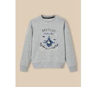 Sweat enfant collection jules verne - coton biologique gris chine 12A