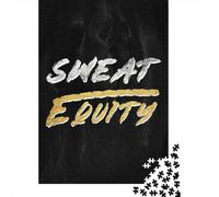 Sweat Equity Plaque Métallique Rustique 70x50cm/1000pcs pour Le Salon, Décoration Murale Destinée À Le Salon, Le Coin Lecture Et L’entrée