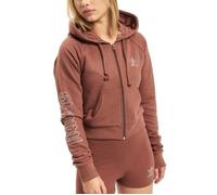 Sweat Femme ADIDAS Cropped TT Marron - Manches longues - Col capuche M