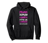Sweat Femme Avec Capuche Humour J'arrête D'être Connasse Sweat à Capuche