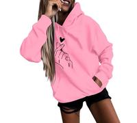 Sweat Femme Citrouille Chauffant Col Rond Mode Sweater Femme Pull Long Cache Chic Angora Vêtements Elegant Moumoute Ample Automne en Oversize Plaid Stitch Rose XL