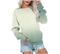 Sweat Femme Coton Sans Capuche Pullover Manches Longues Hoodie Pull Leger Sweatshirt Chaud Chic Élégant Streetwear Y2k Sweatshirts Sweats Vetement Femmes Automne Sport Grande Taille Sweet Plaid
