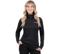 Sweat Femme FXR Pilot 1/4 Zip Noir/AméthysteM Noir,Améthyste