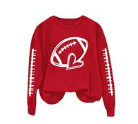 Sweat Femme Manche Longues Automne Sweat Femme Sans Capuche À Col Rond Avec Imprimés Couleur Pure Pullover De Sport Leger Casual Ample Pullover Sans Capuche Les Cent Tendance Confort Sweatshirt Tops