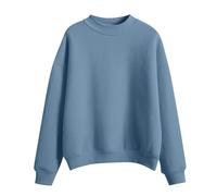 Sweat Femme sans Capuche Couleur Unie Pullover Femme sans Capuche Sweat Shirt Pull Femme Chic Et élégant Hiver Chaud Pas Cher Sweat Automne et Hiver Manche Longue Pullover Tops