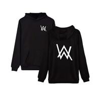 Sweat Femmes - FUNMOON - Alan Walker - Noir - Manches Longues - Col Capuche S