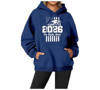 Sweat femmeSweat à Capuche féminin Tendance Automne-Hiver imprimé Lettres Sportive Manches Longues Coupe Confortable et éthique Parfait pour Un Usage Quotidien (Khaki, S)