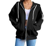 Sweat femmeSweat à Capuche féminin Tendance Automne-Hiver imprimé Lettres Sportive Manches Longues Coupe Confortable et éthique Parfait pour Un Usage Quotidien (Light Gray, XL)