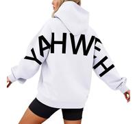 Sweat femmeWomen's Hoodies & Sweatshirts | en 2024 Le Sweat-Shirt pour Femme avec in God Disponible Le Dieu est dans Son cœur et ne tombera Pas (Light Gray, S)