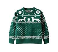 Sweat Fille Col Rond, Pull Enfant 8 Ans Garçon, Basique Confort Tricot Grande Taille Hauts pour Enfant Manches Longues Mode Et Loisirs Hiver Chaud Chandail Col Rond Respirant Coupe Ample Sweatshirts