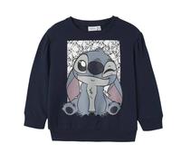 NAME IT Nmfarina Stitch Wdi Sweat Bru, Blazer Bleu Marine, 116 Fille
