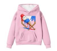 Sweat Fille, Sweats À Capuche Et Sweats pour Filles, Jolis Sweats À Capuche À Manches Longues avec Cordon De Serrage Et Imprimé Baseball, Idéal pour Les Loisirs Et Les Activités De Plein Air.
