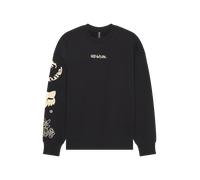 FOX Hello Future Oversized Crew Chandail, noir, taille S pour homme