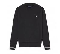 Fred Perry CREW NECK SWEATSHIRT men Sweatshirts black taille: L